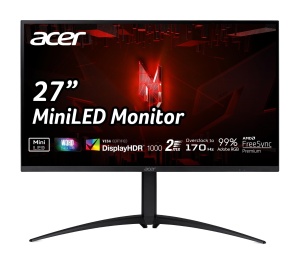 Monitor Gaming Acer Nitro XV275UP3, 27 inch, WQHD, 170Hz, Negru