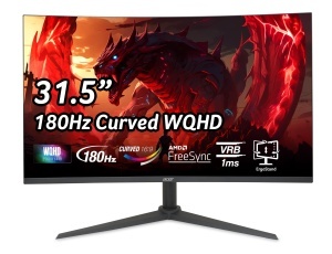 Monitor gaming Acer Nitro XZ322QU V3, 31.5 inch, WQHD, 180Hz, Curbat
