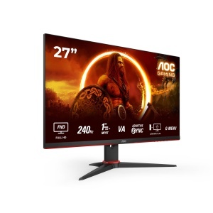 Monitor Gaming AOC 27G2ZNEBK 27 inch FHD, 240Hz, VA, NegruRosu