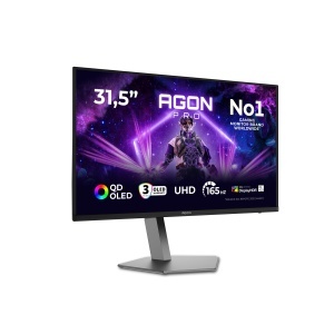 Monitor Gaming AOC AG326UD, 32 inch, UHD, 165Hz, QD-OLED, Negru