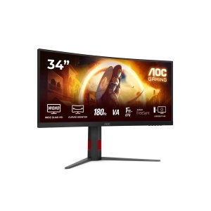 Monitor Gaming AOC CU34G4AD 34 Zoll Curbat, UW-QHD, 180Hz, Negru