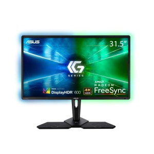 Monitor gaming ASUS CG32UQ 315 inch 4K UHD HDR FreeSync cu USB-Hub si iluminare Halo Sync