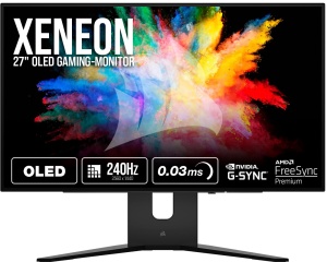 Monitor Gaming Corsair XENEON 27QHD240, 27 inch, 2560 x 1440, 240Hz, Negru
