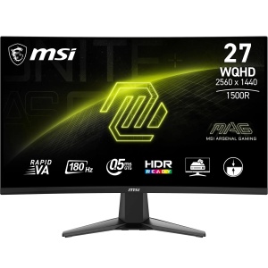 Monitor Gaming Curbat MSI MAG 27CQ6FA, 27 WQHD, 180 Hz, 0.5 ms