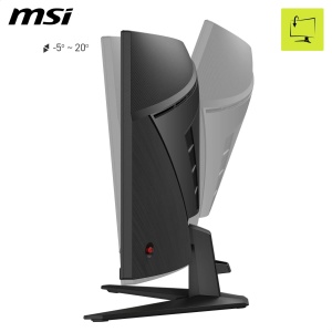 Monitor Gaming Curbat MSI MAG 346CQ, 34, UWQHD, 180Hz, Negru - Img 3