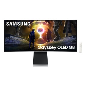 Monitor Gaming Curbat Samsung Odyssey G85SD, 34 inch, QD-OLED, 3440x1440p
