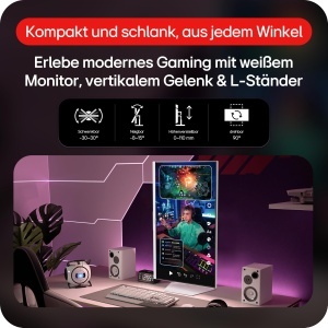 Monitor Gaming LG Ultragear 32G810SA-W, 31.5, 4K UHD, 144Hz, Alb - Img 7