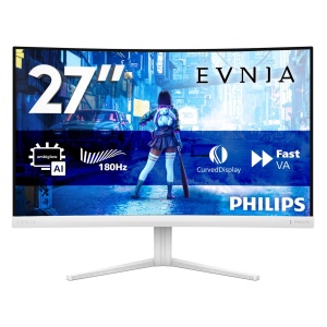 Monitor Gaming Philips Evnia 27M2C5201L, 27 inch, Full HD, 180 Hz, Alb - Img 2