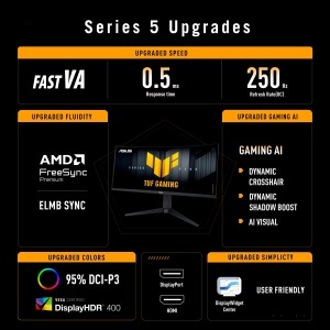 Monitor Gaming Ultrawide ASUS TUF VG34WQML5A 34 QHD 250Hz - Img 2