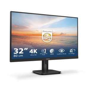 Monitor Philips 32E1N1800LA 32 Inch Ultra HD HDR10 Adaptive Sync Negru - Img 1
