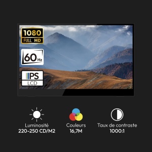 Monitor portabil Logicom NOMAD Touch 15,6 inch, FHD 1920x1080, IPS, USB-C - Img 5