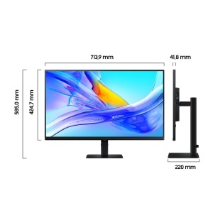 Monitor Samsung ViewFinity S80UD 32 inch, UHD 4K, HDR10, USB-C - Img 2
