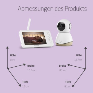 Monitor video pentru bebelusi Maxi-Cosi See Pro, camera HD, ecran 5, detectie miscare - Img 8