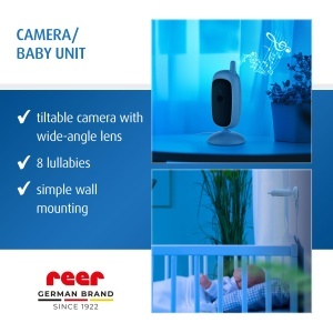Monitor video pentru bebelusi reer BabyCam S, 300m, noapte, functie de comunicare - Img 5