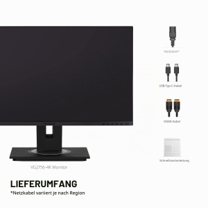 Monitor Viewsonic VG2756-4K 68,6 cm (27 inch) 4K UHD, IPS, USB-C, Negru - Img 7
