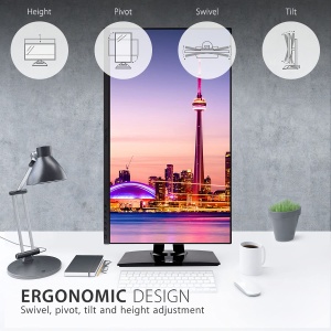 Monitor Viewsonic VP2756-2K, 68,6 cm (27 inch), WQHD, IPS, Negru - Img 4