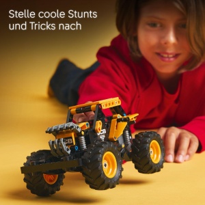 Monstertruck LEGO Technic DIGatron 42199, 218 piese, pentru copii de la 7 ani - Img 5