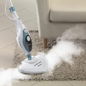 Mop cu abur Ariete 4169 10 in 1 aparat de curatat cu abur timp de lucru de 18 minute maner pliabil alb si albastru - Img 8