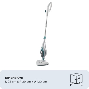 Mop cu aburi Ariete 4164, 1500W, rezervor 350cc, alb - Img 2