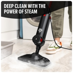 Mop cu aburi Dirt Devil WD20000, 3 moduri, 180 rotire, Negru - Img 2
