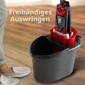 Mop cu microfibre Vileda Ultramax XL, 2in1, pentru toate tipurile de pardoseli - Img 5