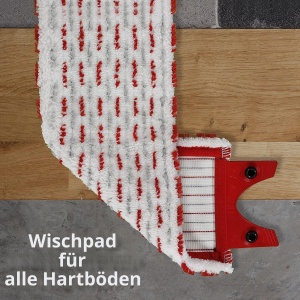 Mop din microfibra Vileda Revolution 2 in 1, usor de utilizat, alb - Img 4
