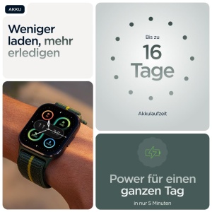 Motorola Moto Watch fit (functii de fitness, control Moto AI, ecran OLED de 1,9", Gorilla Glass 3, IP68, pana la 16 zile de autonomie a bateriei, BT, 32GB/256GB, Android) Trekking Green, in special la - Img 6