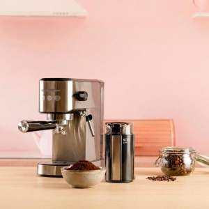 Moulinet electric Solac Taste Mill 200W, 70g capacitate, inox, negrugri - Img 7