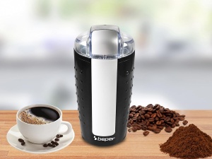 Moulineta de cafea Beper BP.581, 100 g, 250 W, Negru si Argintiu - Img 6