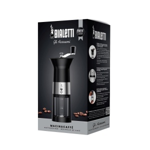 Moulineta manuala cafea Bialetti, inox, mat-negru, 6 setari de macinare - Img 3