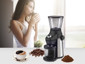 Moulinette cafea Beper BP.580, 800 ml, 15 grade de macinare, sistem de siguranta - Img 9