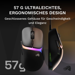 Mouse gaming Glorious Model D3, senzor 30.000 DPI, ultrausor 57 g, negru - Img 5