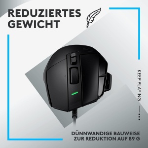 Mouse Gaming Logitech G502 X - LIGHTFORCE, senzor HERO 25K, cablu, negru - Img 6