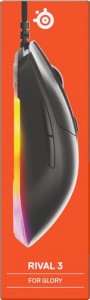 Mouse gaming SteelSeries Rival 3 Gen 2, 8500 DPI, RGB, 77 g, Negru - Img 16
