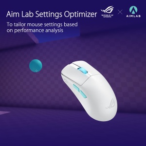 Mouse Gaming Wireless ASUS ROG Harpe Ace Aim Lab Edition Alb RGB 36000 DPI 54g - Img 3