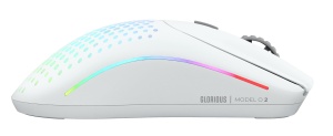 Mouse gaming wireless Glorious Model O 2 - Alb superusor 68g senzor 26000 DPI - Img 5