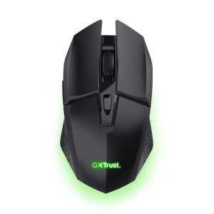 Mouse gaming wireless GXTrust 1108 Vylax 80 ore autonomie LED multicolor 800-4800 DPI Negru