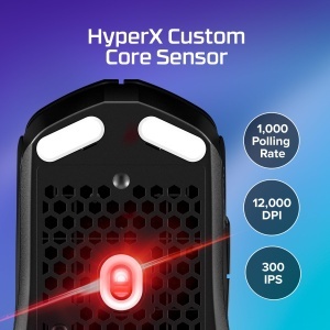 Mouse gaming wireless HyperX Pulsefire Haste 2 Core 70g 12000 DPI RGB Negru - Img 6