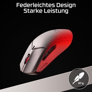 Mouse gaming wireless HyperX Pulsefire Haste 2 Pro 4K 26000 DPI gri 61 g - Img 6