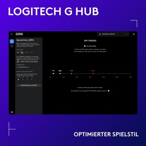 Mouse gaming wireless Logitech G G305, senzor HERO 12K DPI, 6 butoane, negru - Img 5