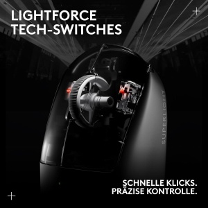 Mouse gaming wireless Logitech G PRO X SUPERLIGHT 2, 60 g, 44K DPI, alb - Img 5