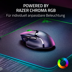 Mouse gaming wireless Razer Basilisk V3 X HyperSpeed, 9 butoane personalizabile, senzor optic 18K, negru - Img 8