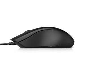 Mouse HP 100 USB 1600 DPI Design ergonomic ambidextru Negru - Img 9