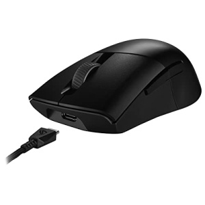 Mouse pentru jocuri ASUS ROG Keris Wireless AimPoint RGB (senzor optic ROG AimPoint, 36.000 DPI, microswitch-uri ROG, RF 2.4 GHz, Bluetooth, USB, butoane programabile 5X, negru) - Img 12