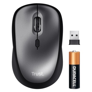 Mouse Trust Yuki Wireless Compact Negru Silentios 800-1600 DPI