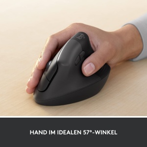 Mouse vertical ergonomic Logitech Lift pentru afaceri, 4000 DPI, wireless - Img 5