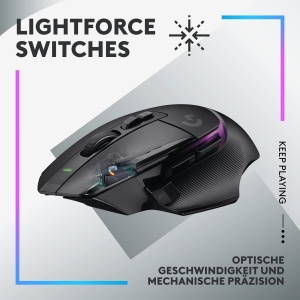 Mouse wireless gaming Logitech G502 X PLUS RGB LIGHTSPEED senzor HERO 25K Negru - Img 2