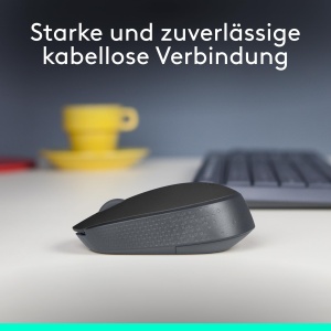 Mouse wireless Logitech M170 24 GHz Nano USB 12 luni autonomie Negru - Img 2