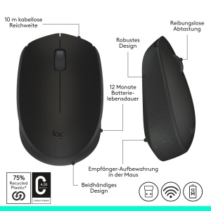 Mouse wireless Logitech M171 Negru USB 12 luni autonomie - Img 8