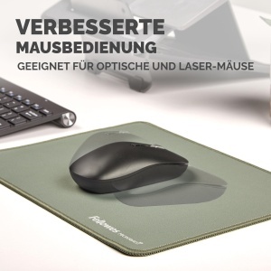 Mousepad ergonomic Fellowes Breyta, extra mare, salbeigrun, cu baza din cauciuc - Img 6
